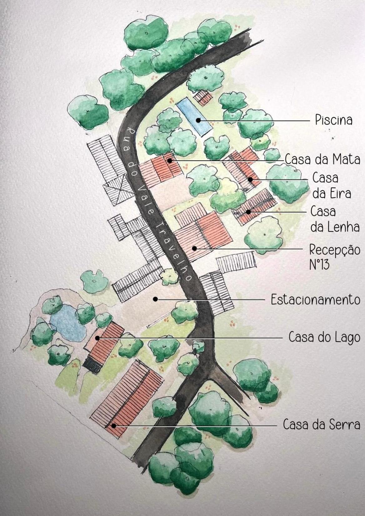 Casa Oliva - Casa Da Serra Porto de Mos  Bagian luar foto